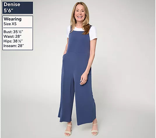 Attitudes by Renee Como Jersey Overall Set