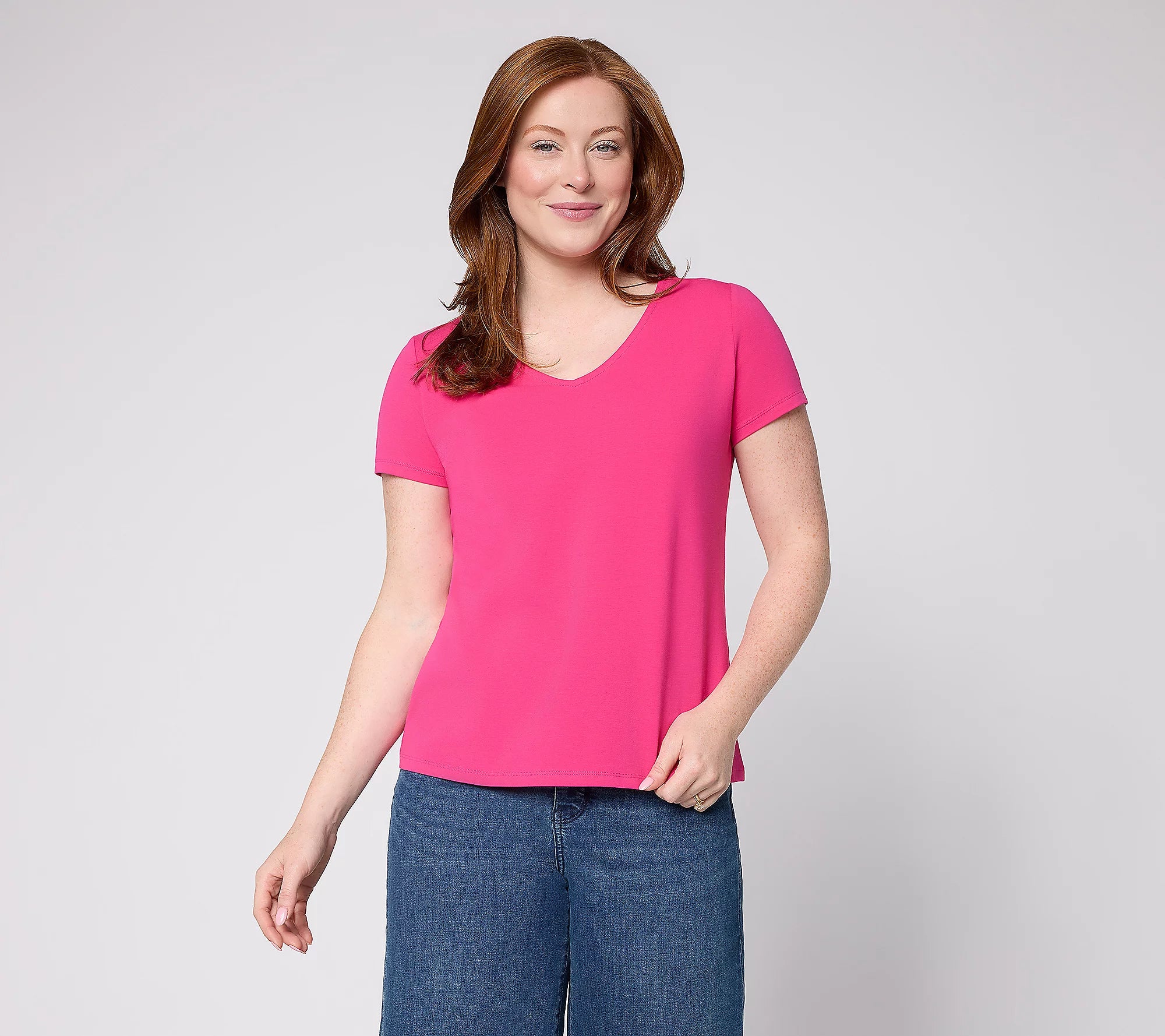 Attitudes by Renee Washed Cotton Top