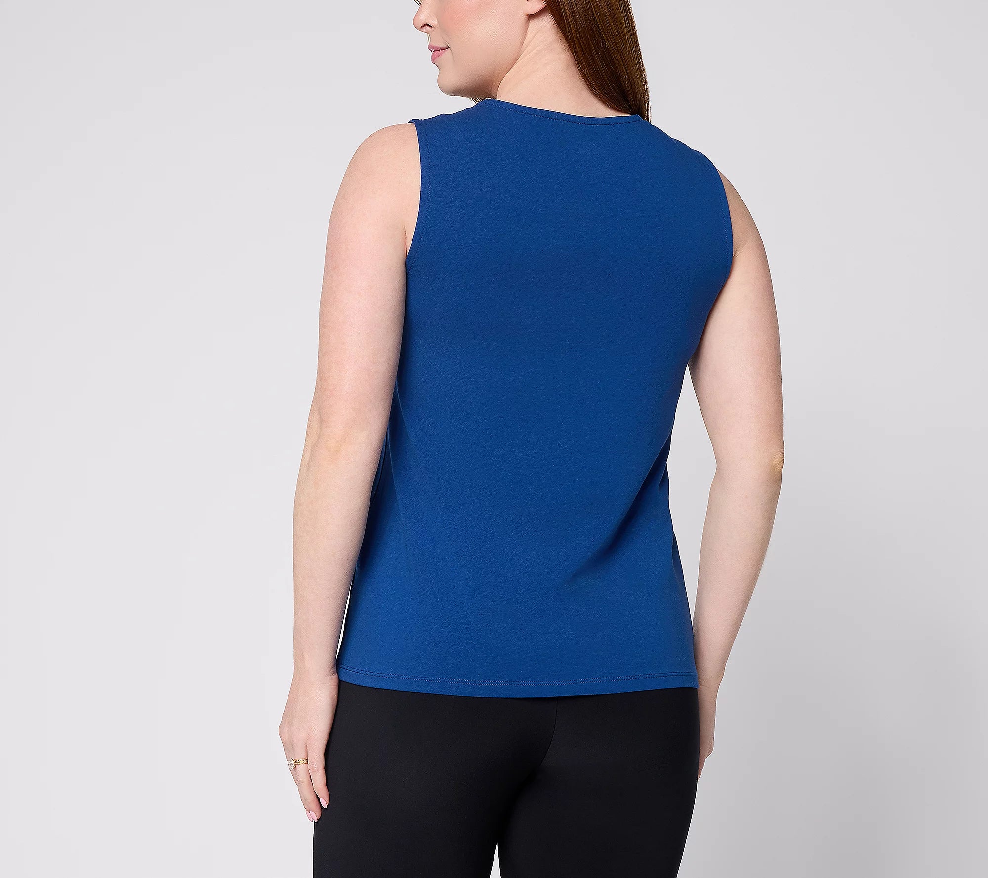 Attitudes by Renee Washed Cotton V-Neck Sleeveless Top