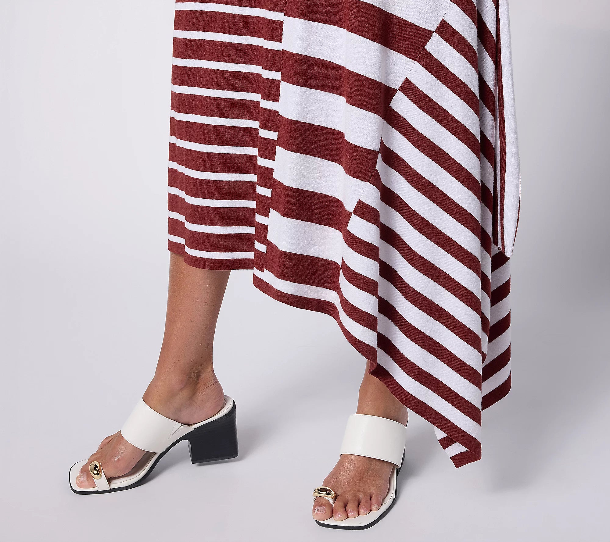 Attitudes by Renee Regular Asymmetric Seaside Sweater Knit Skirt