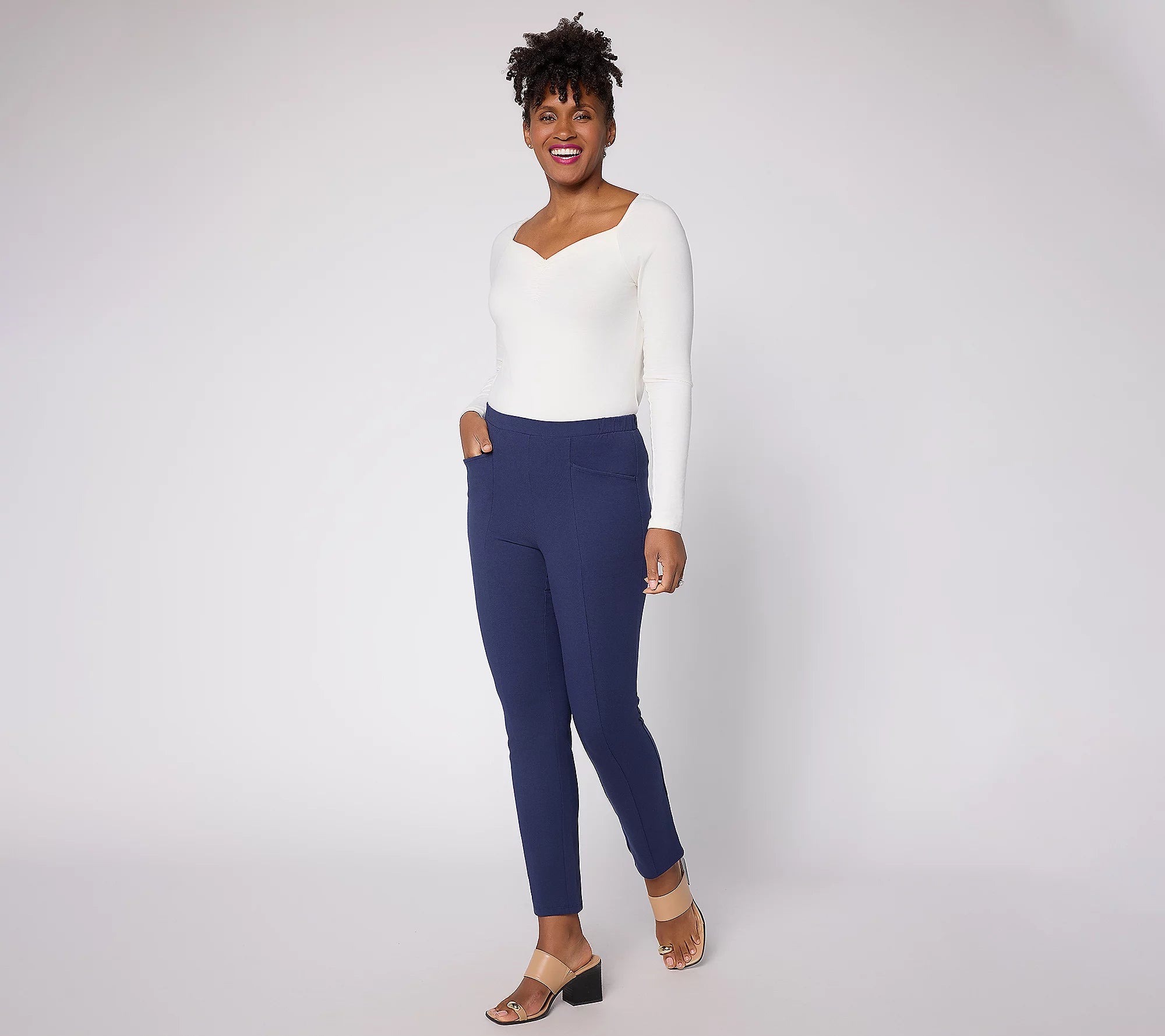 Women with Control 86/14 Slim Leg Ankle Length Icon Pant