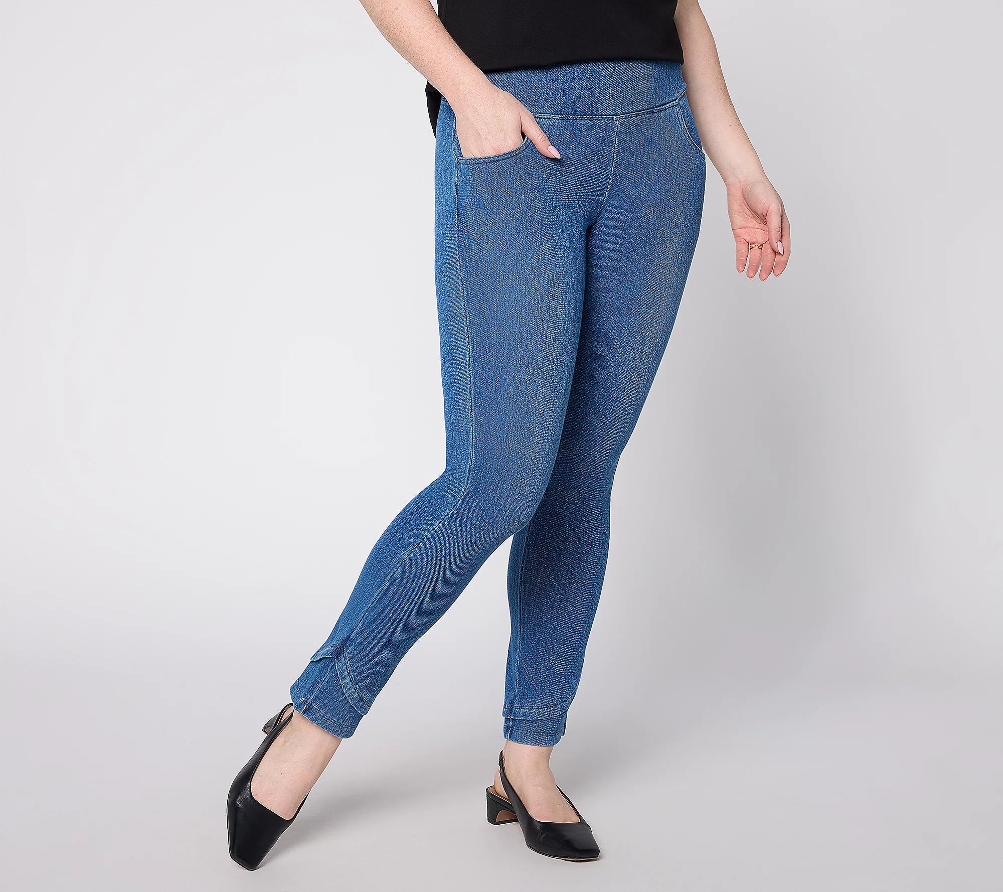 Women with Control Regular Prime Stretch Denim Slim Leg Ankle Pants