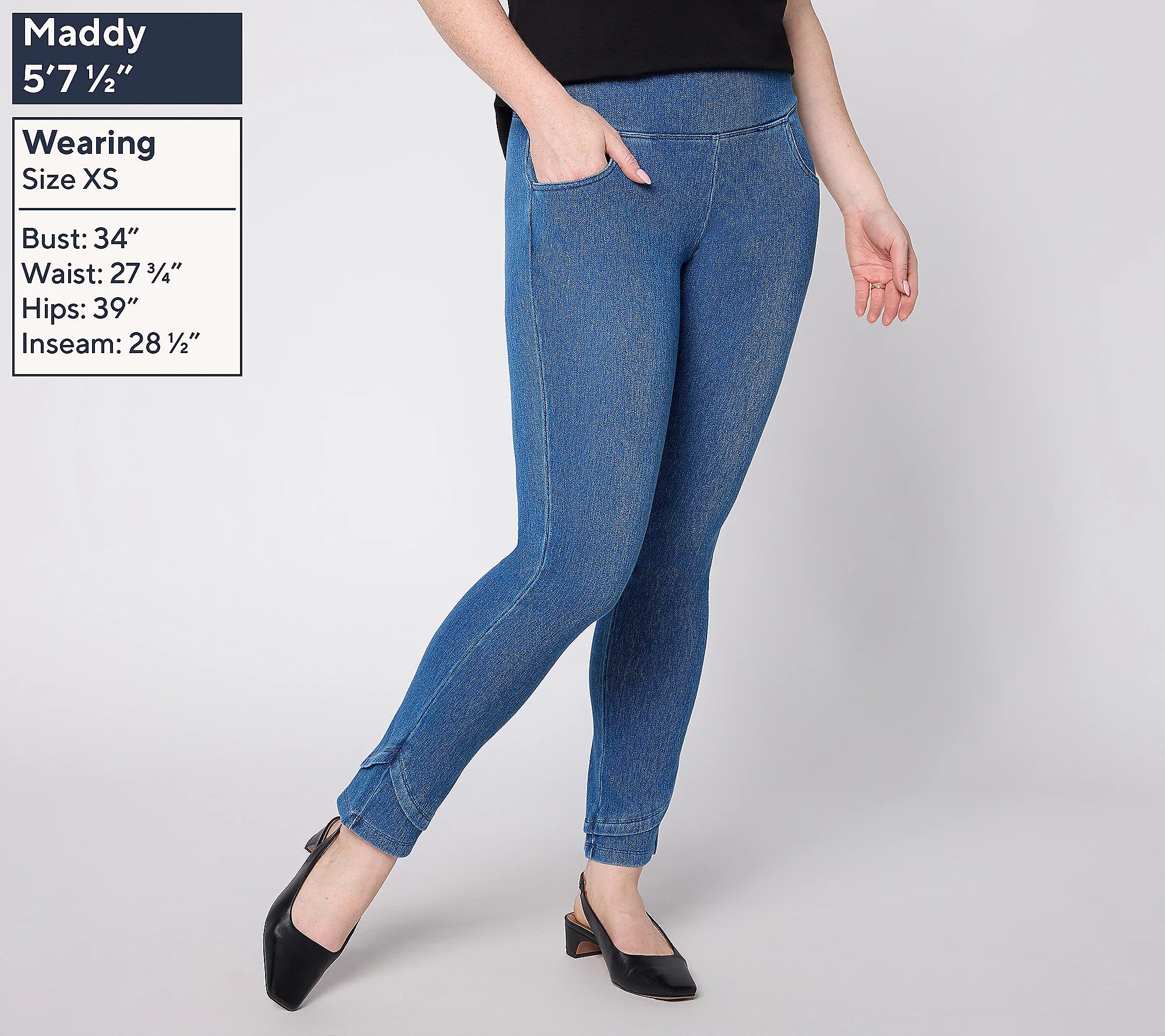 Women with Control Regular Prime Stretch Denim Slim Leg Ankle Pants