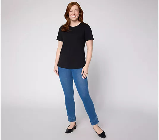 Women with Control Regular Prime Stretch Denim Slim Leg Ankle Pants