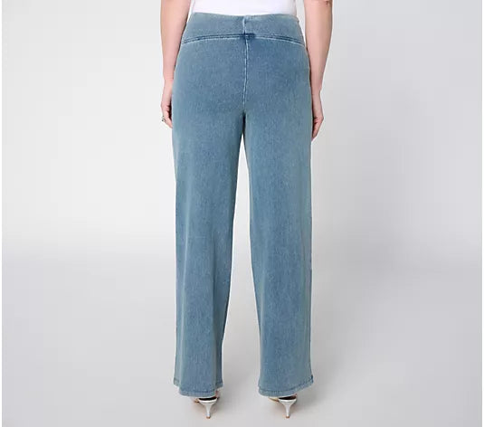 Women with Control Prime Stretch Denim Wide Leg Pants
