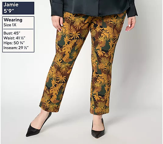 Women With Control Cotton Span Jersey Ankle Empower Pant