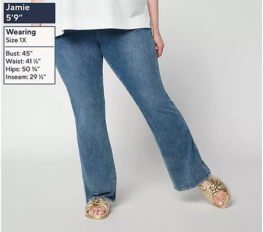 Women with Control Prime Stretch Denim Bootcut Jeans