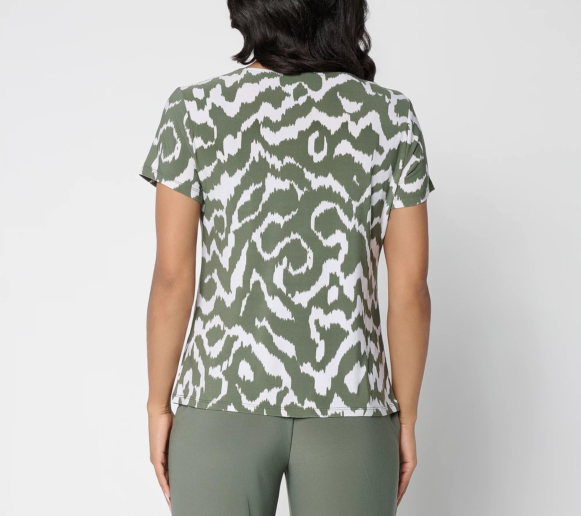 Attitudes by Renee Como Jersey V-Neck Top