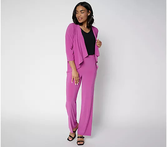 Attitudes by Renee Regular Wardrobe Warriors 2PC Como Jersey Set