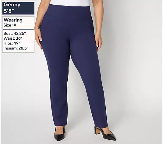 Women with Control 86/14 Slim Leg Full Length Empower Pant