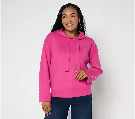 Women with Control Pearl Sweater Hoodie