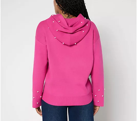 Women with Control Pearl Sweater Hoodie