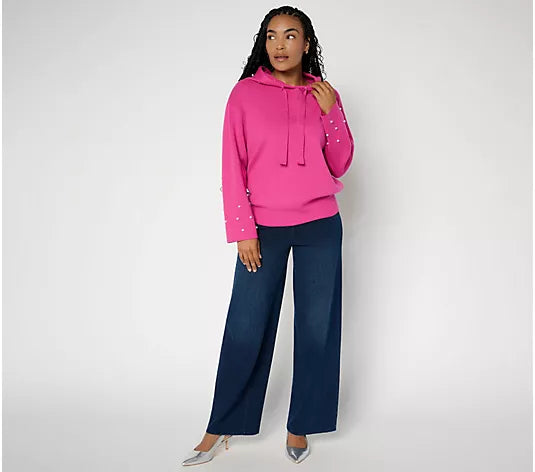 Women with Control Pearl Sweater Hoodie