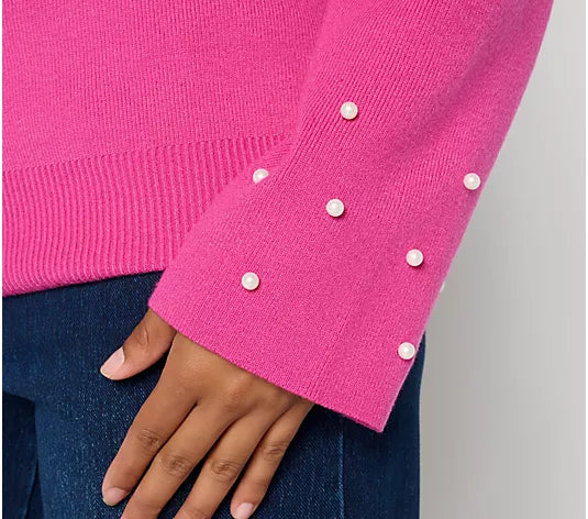 Women with Control Pearl Sweater Hoodie