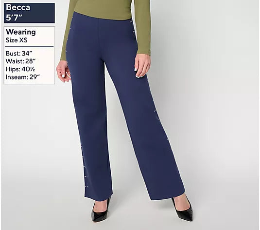 Women with Control 86/14 Smoothing Influencer Wide Leg Pant