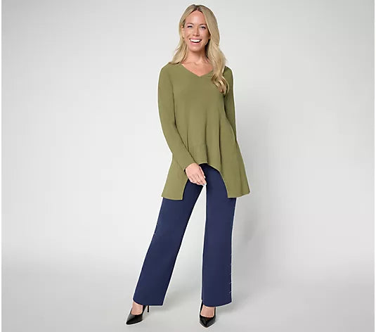 Women with Control 86/14 Smoothing Influencer Wide Leg Pant
