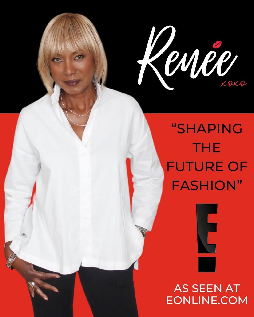 E! features Renée Greenstein as a designer “Shaping the Future of Fashion”